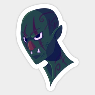 CARTOON FIGHTER GOBLIN Sticker